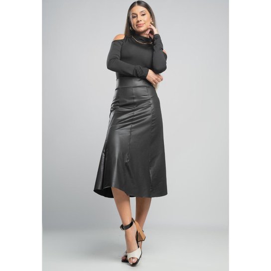 Saia Rodada Tenis Preto Para Usar Com Saia Saia Midi Feminina