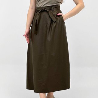 Saia Pacific Blue Midi Feminina