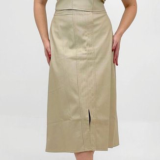 Saia Pacific Blue Midi Feminina