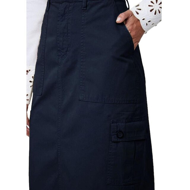 Saia Sarja Feminina Dudalina Cargo Azul Marinho - 16112432