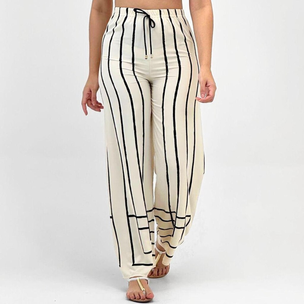 Saída de Praia Bana Bana Calça Pantalona Feminina