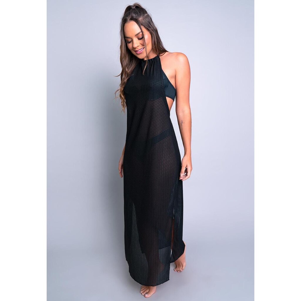 Saída De Praia Longa Mvb Modas Banho Feminino