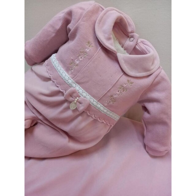 Saída Maternidade Plush Inverno Bebê Menina Paraiso Rf 16138