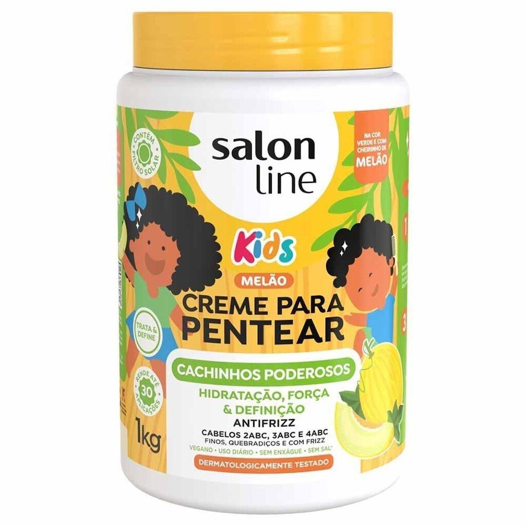Salon Line Kids Cachinhos Poderosos Melão Condicionador 1Kg