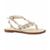 Sandália Akazzo Feminina Adulto Original Conforto - Off White