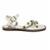 Sandália Akazzo Feminina Elegância - Off White