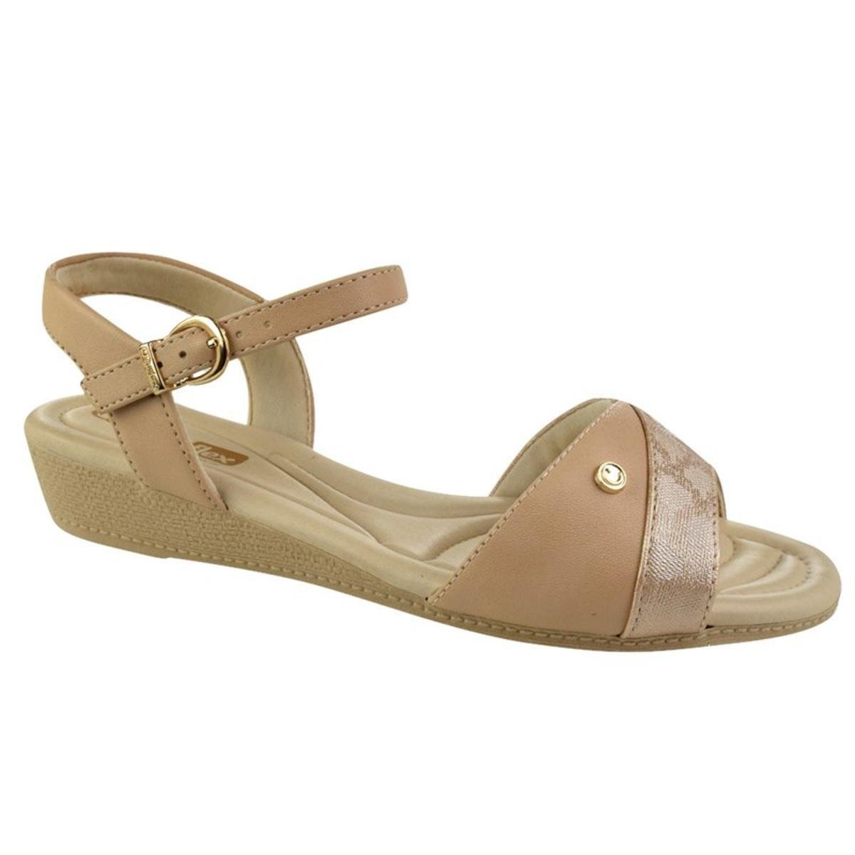 sandalia anabela 3 cm