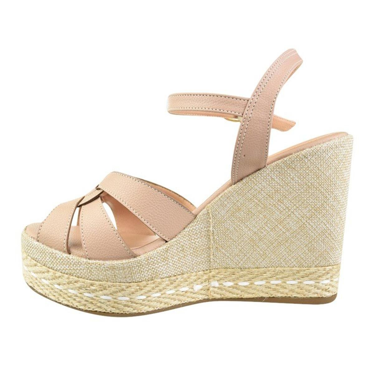 Sandália Anabela Dandara Feminina - Bege | Zattini