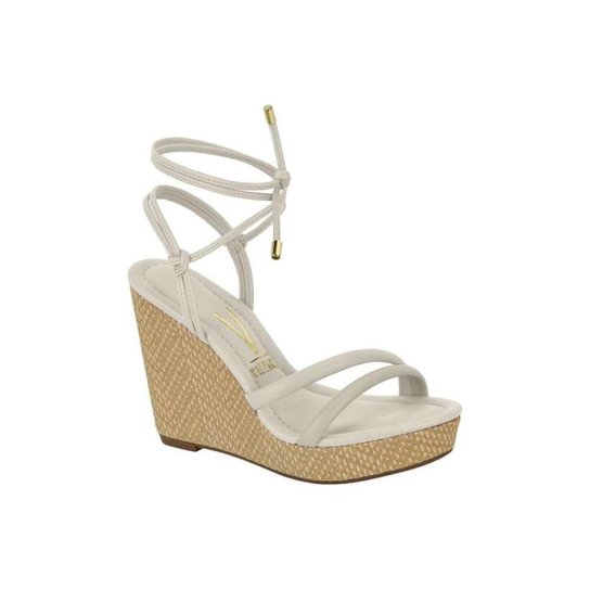 Sandalia Anabela De Amarrar Vizzano Confortavel Zattini