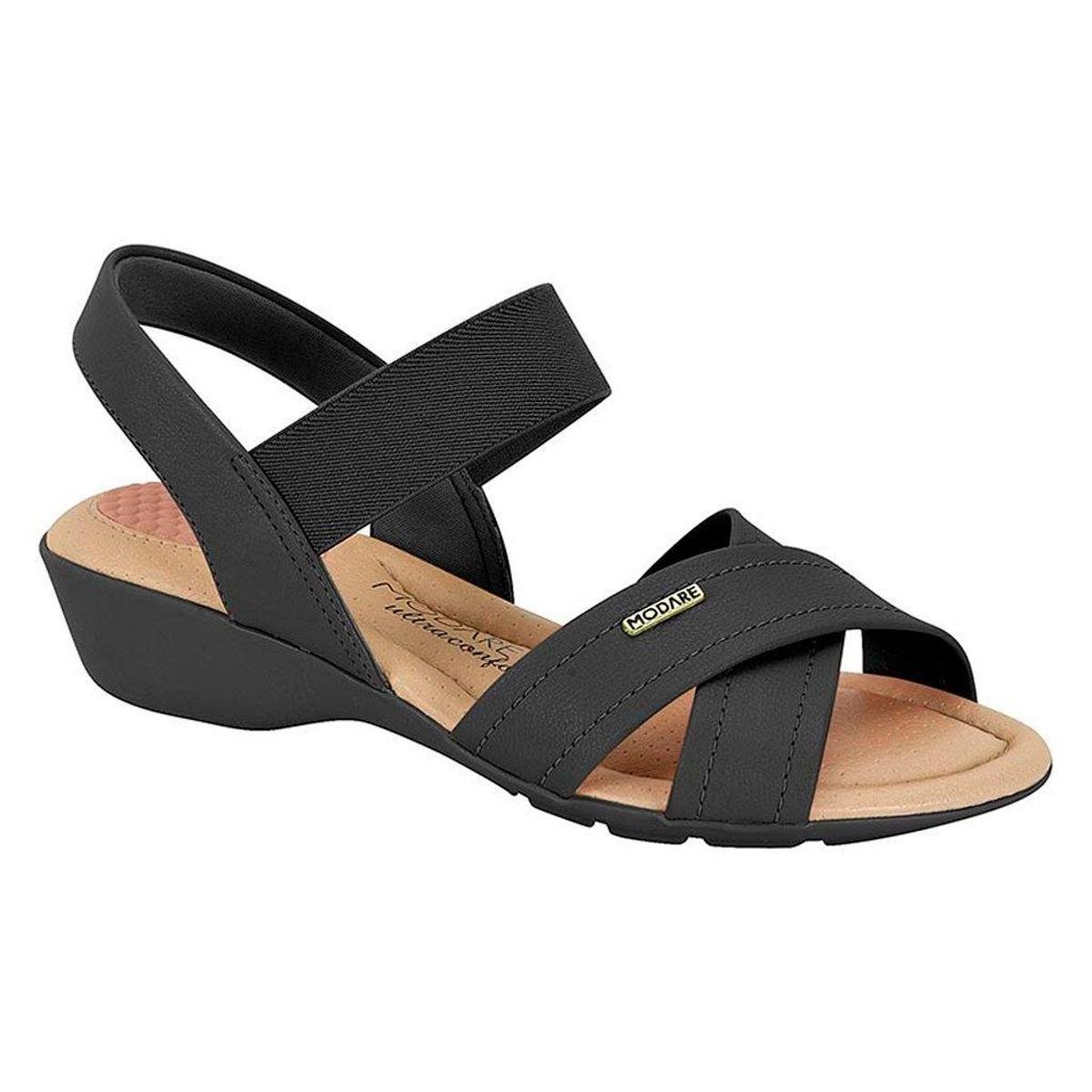 Sandália Anabela Modare Ultraconforto 7167 104 33/42 - Preto Menor preço em Sandália Anabela Modare Ultraconforto 7167 104 33/42 - Preto