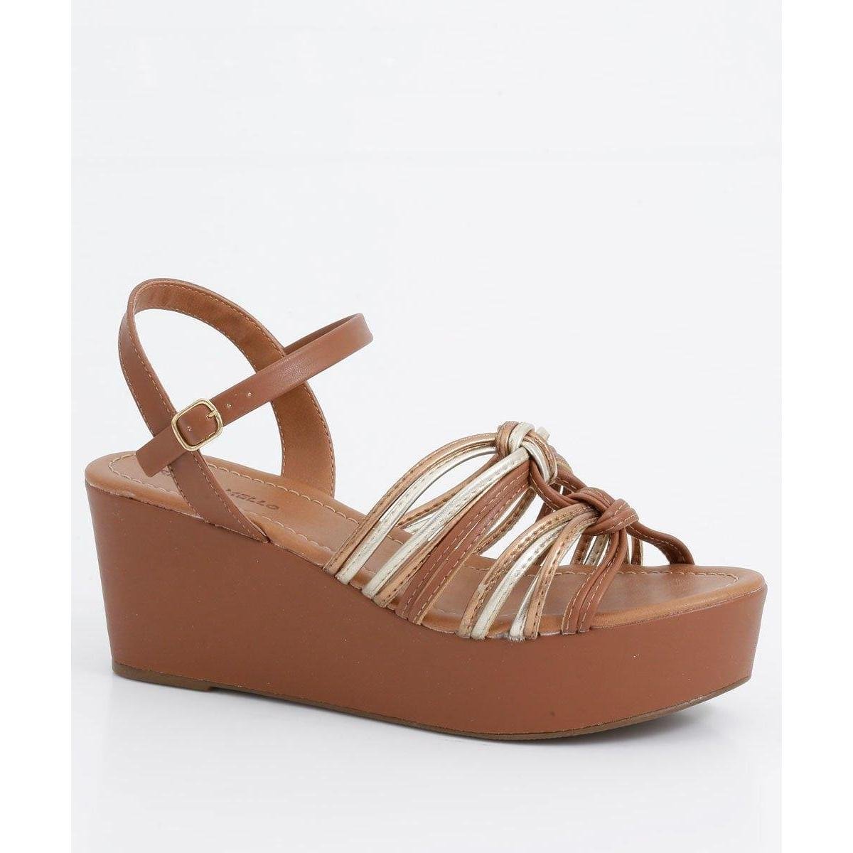 sandalia anabela renata mello