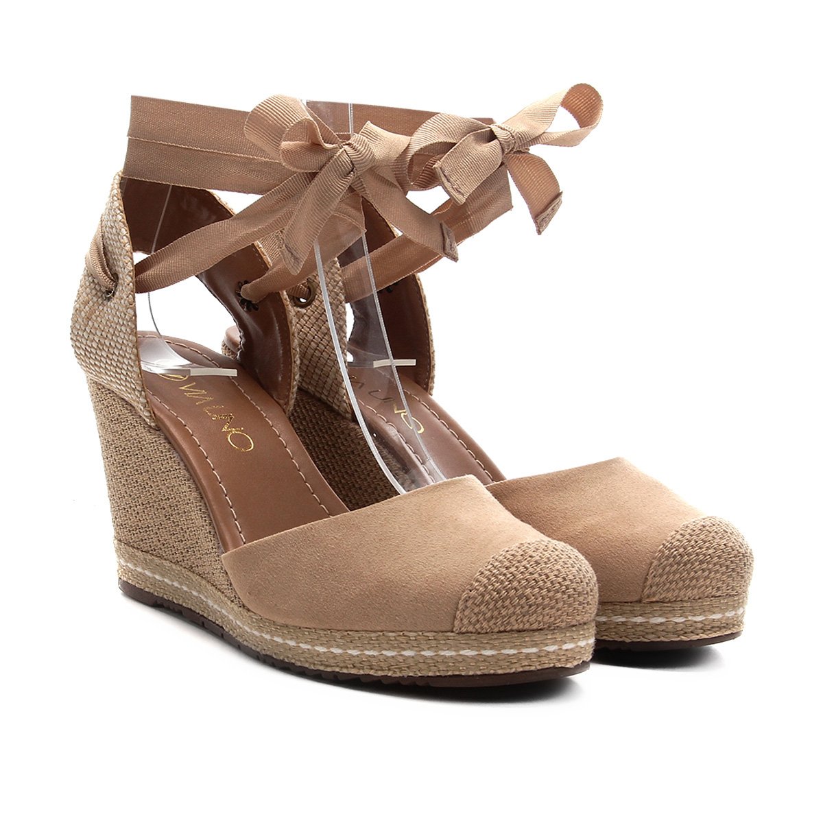 Sandália Anabela Via Uno Espadrille Amarração Feminina - Areia é ruim? Sandália Anabela Via Uno Espadrille Amarração Feminina - Areia é boa?