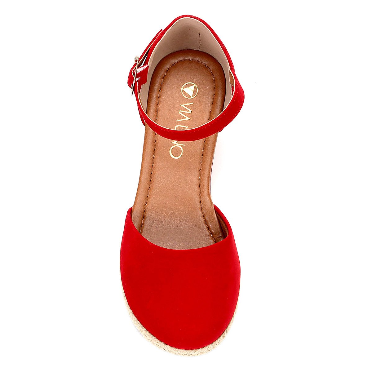 sandália anabela via uno espadrille fechada feminina