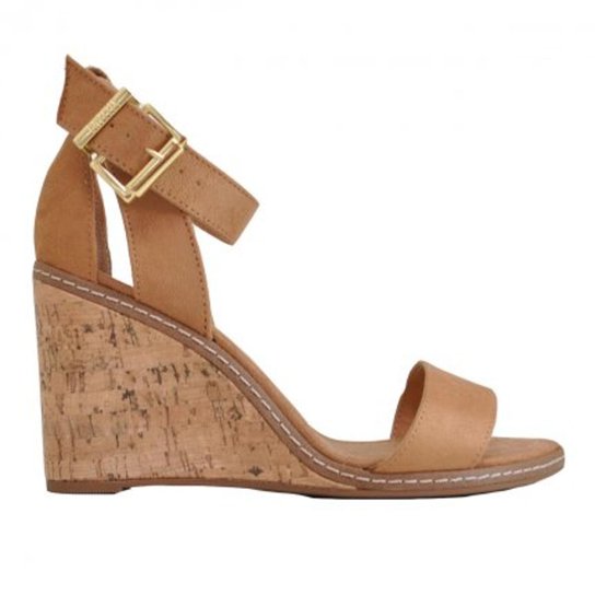 Sandália Anabela Vizzano Flat Cortiça Feminina Zattini