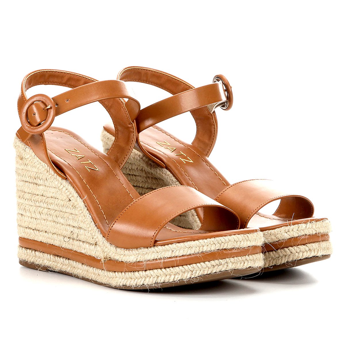 sandalia anabela zatz