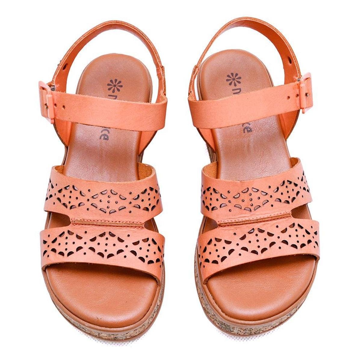 Sandália Anabella New Face Coral New Feminina NEW FACE Zattini