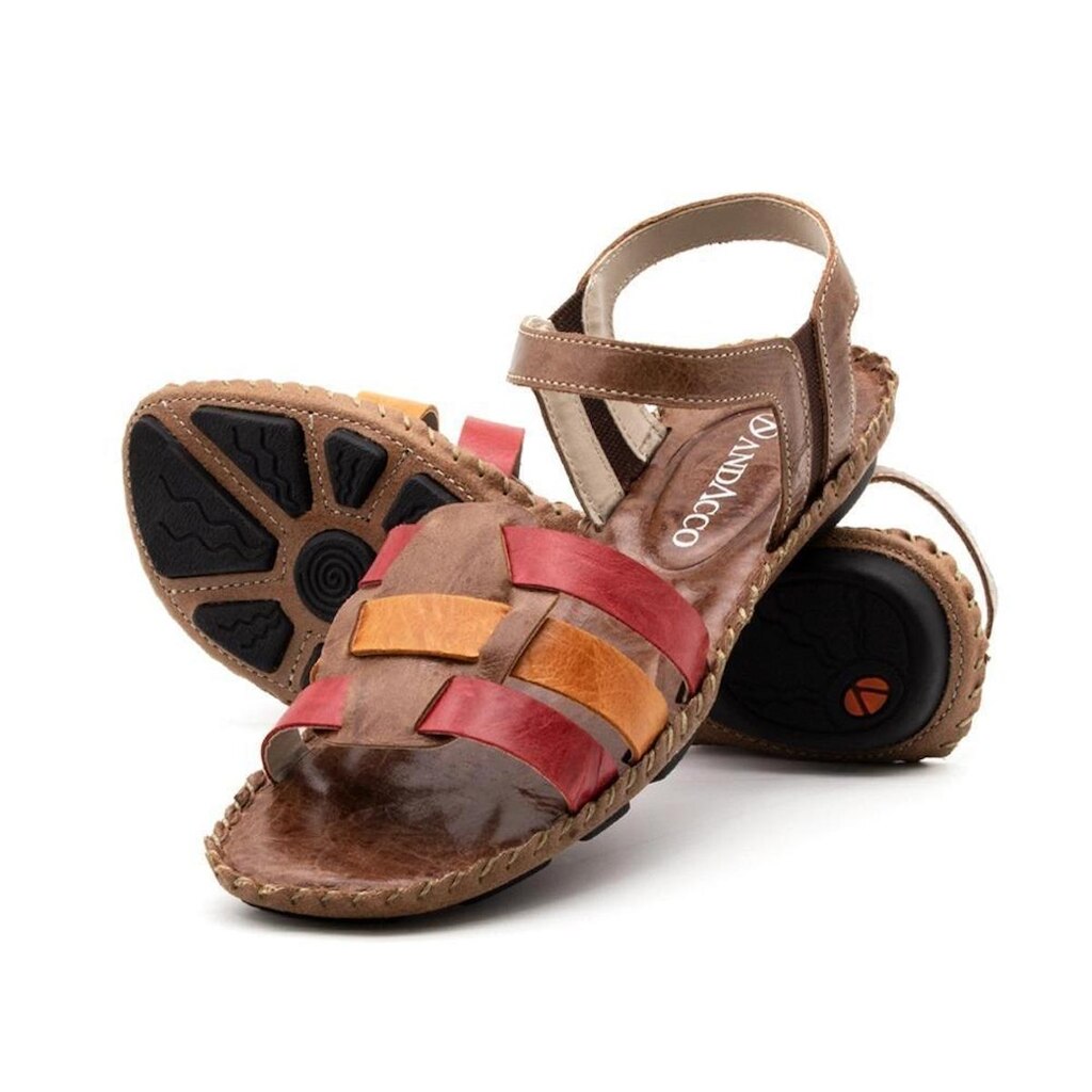Sandàlia Andacco Couro Jade Feminina