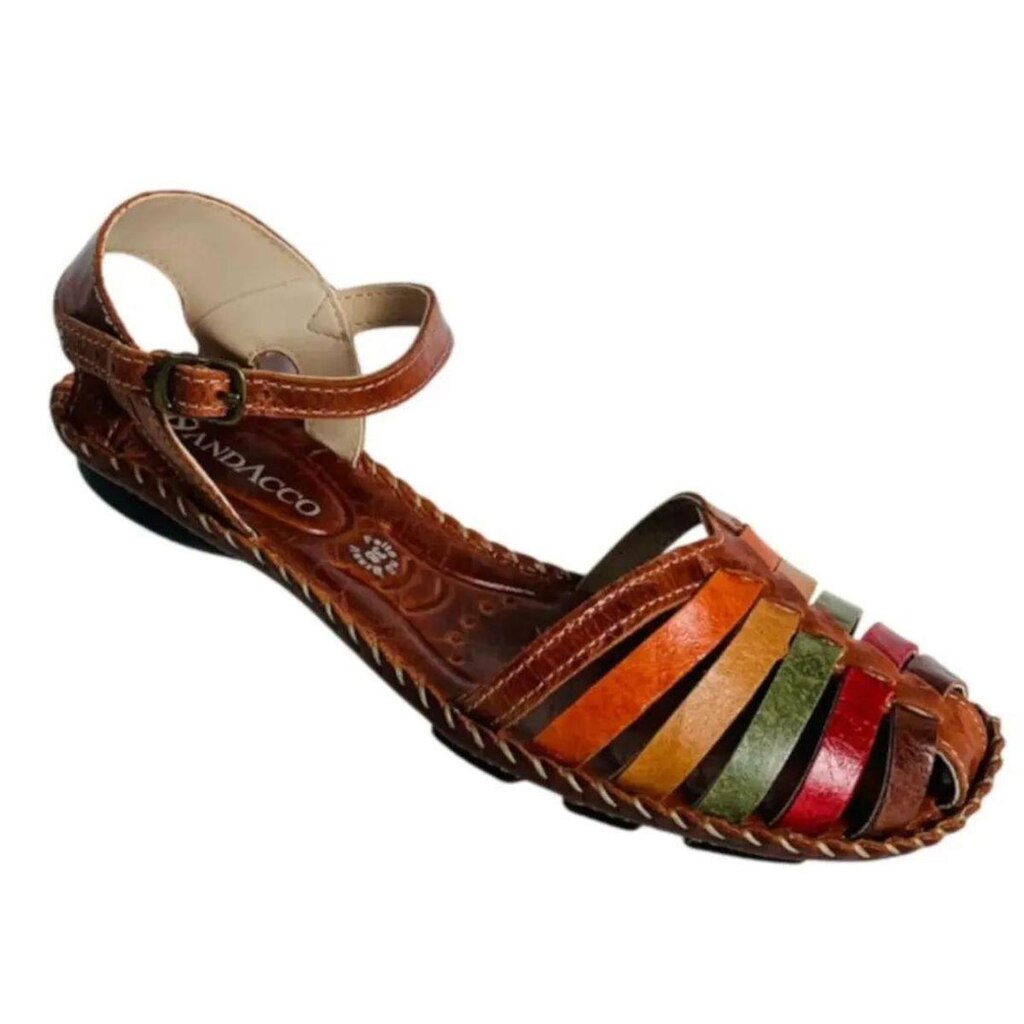 Sandalia Andacco Marrom Collor Feminino Original 1219