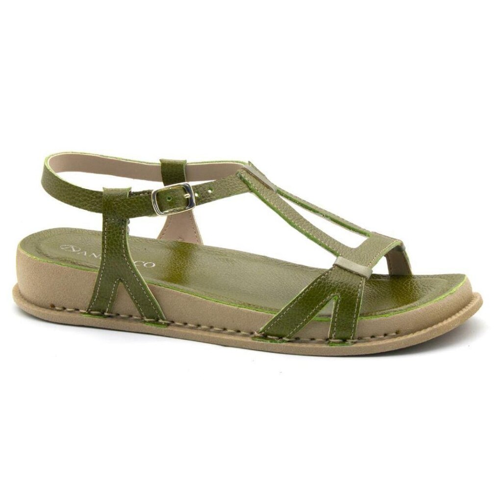 Sandalia Andacco Verde Feminino Original 17130