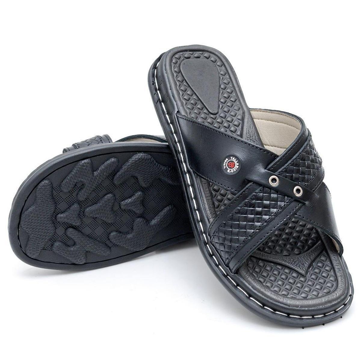 Sandália Antistress Chinelo Dedo Masculino Ortopédico Couro Menor preço em Sandália Antistress Chinelo Dedo Masculino Ortopédico Couro