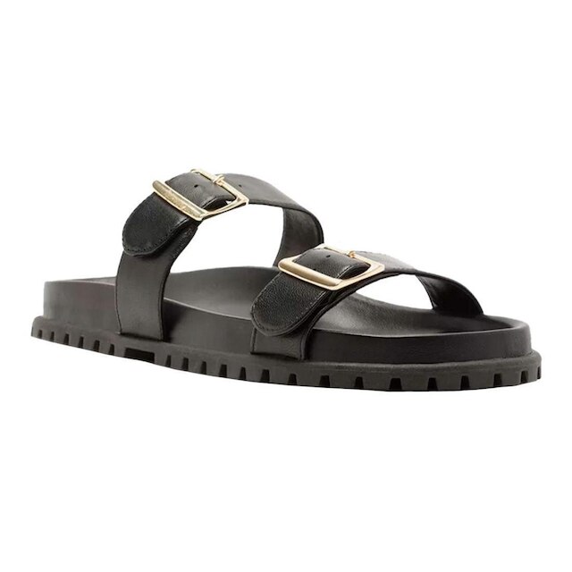 Sandália Arezzo Rasteira Papete Flat Form
