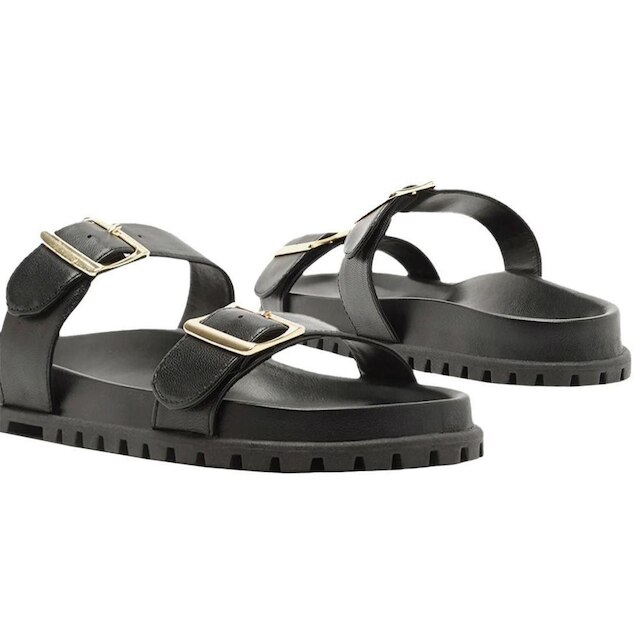 Sandália Arezzo Rasteira Papete Flat Form