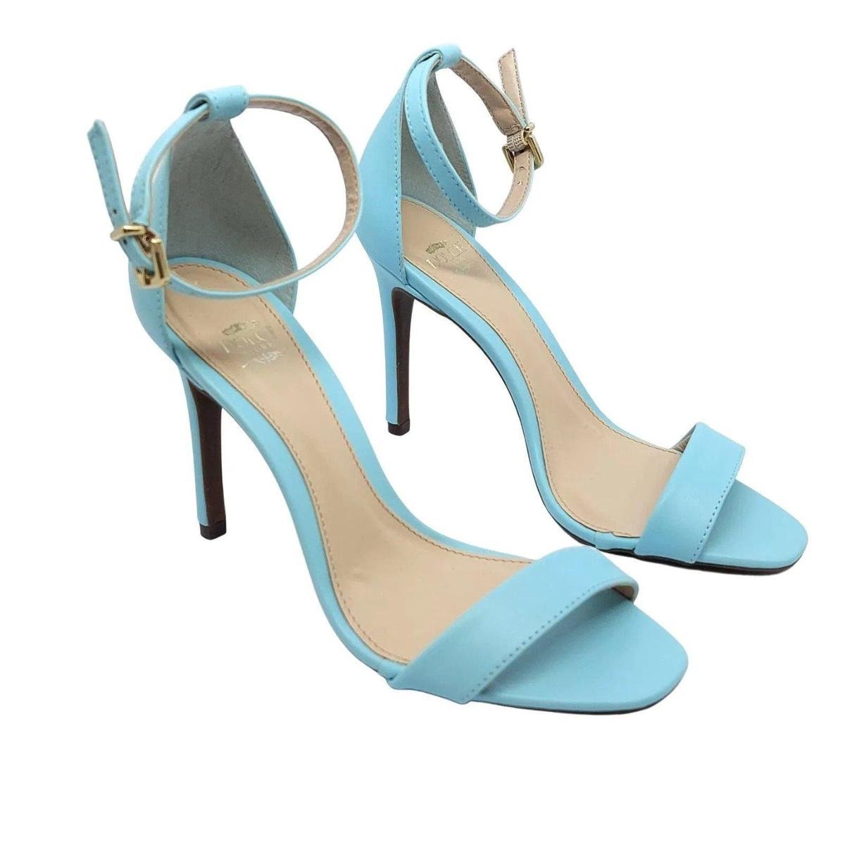 Sandália Azul Tiffany Salto Alto Zattini - Main Image