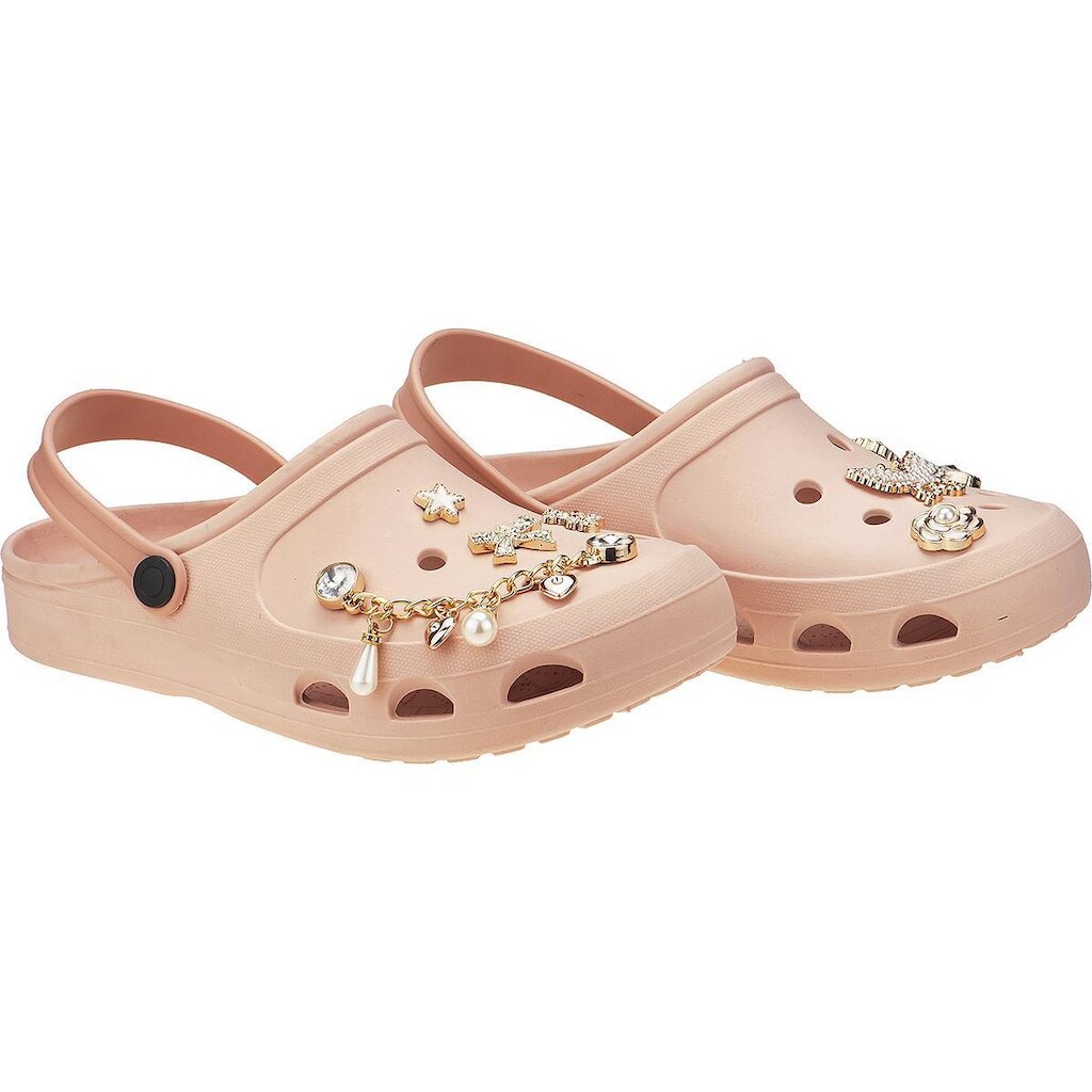Sandália Babuche Adulto Feminino com Pingentes Kidstep