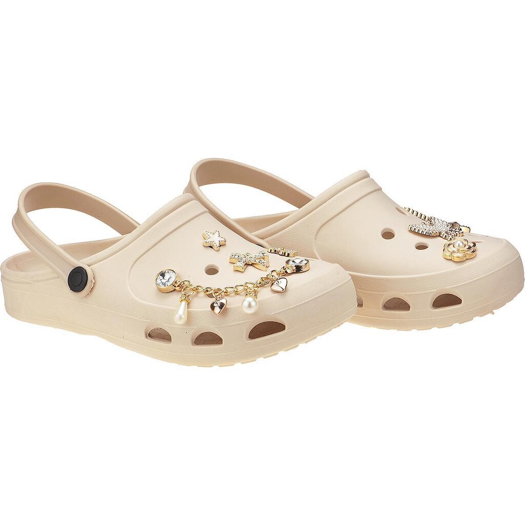 Sandália Babuche Adulto Feminino com Pingentes Kidstep
