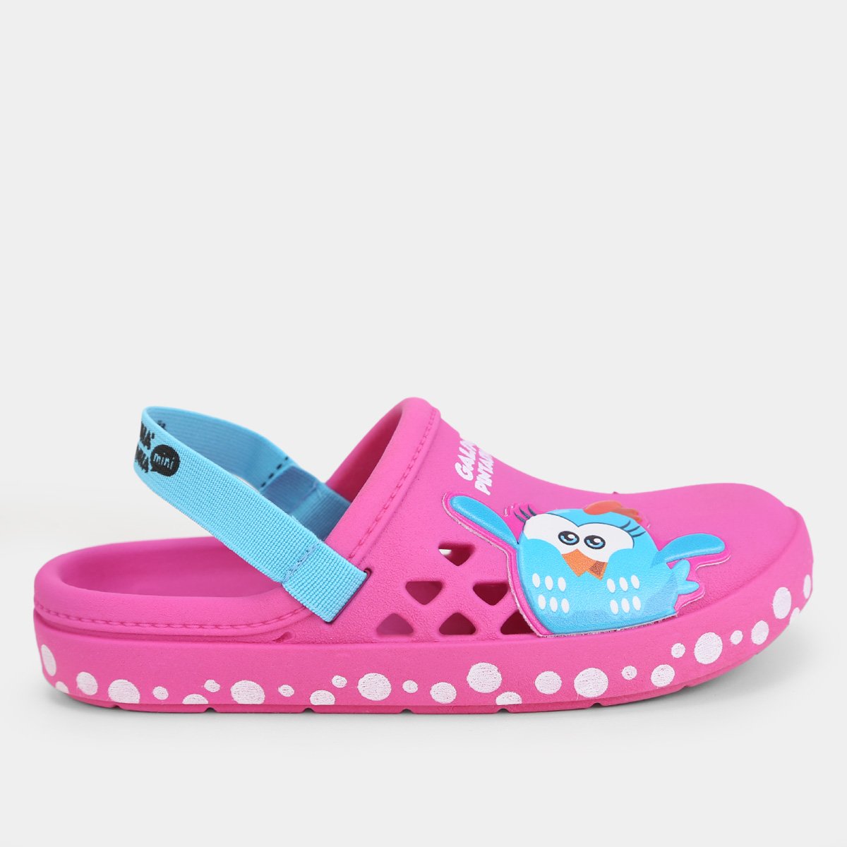 Sandália Babuche Bebê Grendene Galinha Pintadinha Menina Menor preço em Sandália Babuche Bebê Grendene Galinha Pintadinha Menina