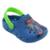 Sandália Babuche Infantil Masculino Pé com Pé Azul Menino - Azul
