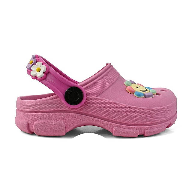 Sandália Babuche Infantil Menina Correia com Flores Kidstep