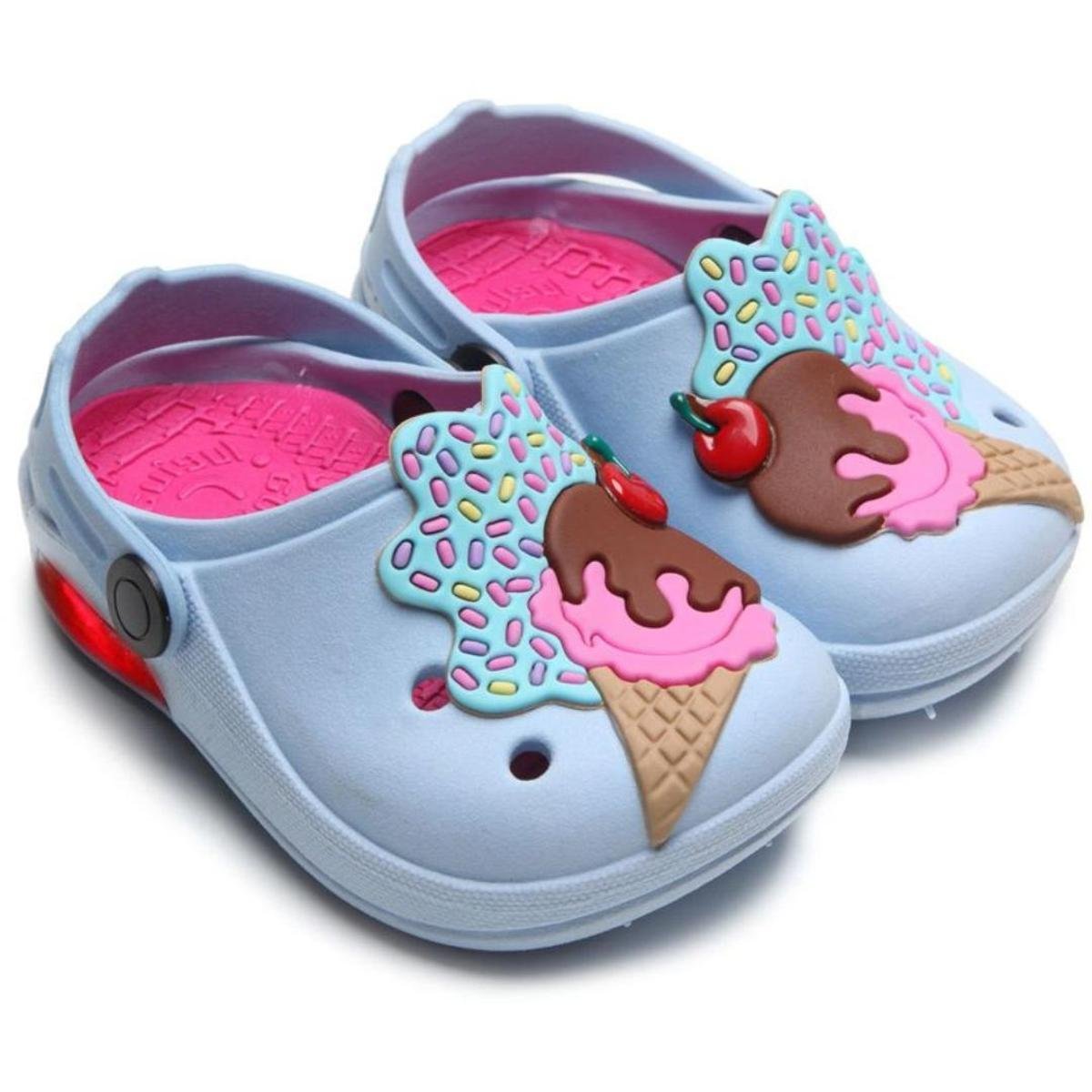 sandalia de led infantil feminina