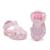 Sandália Bebê Esportiva Infantil Menina Confortável Leve Borboleta Brilho Rosa/Lilás Mzkid - Rosa