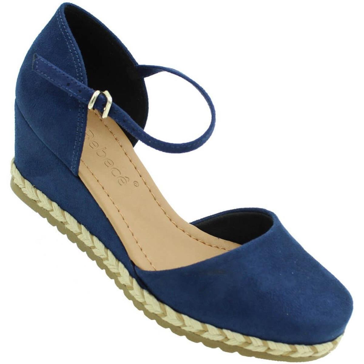 sandalia bebece azul