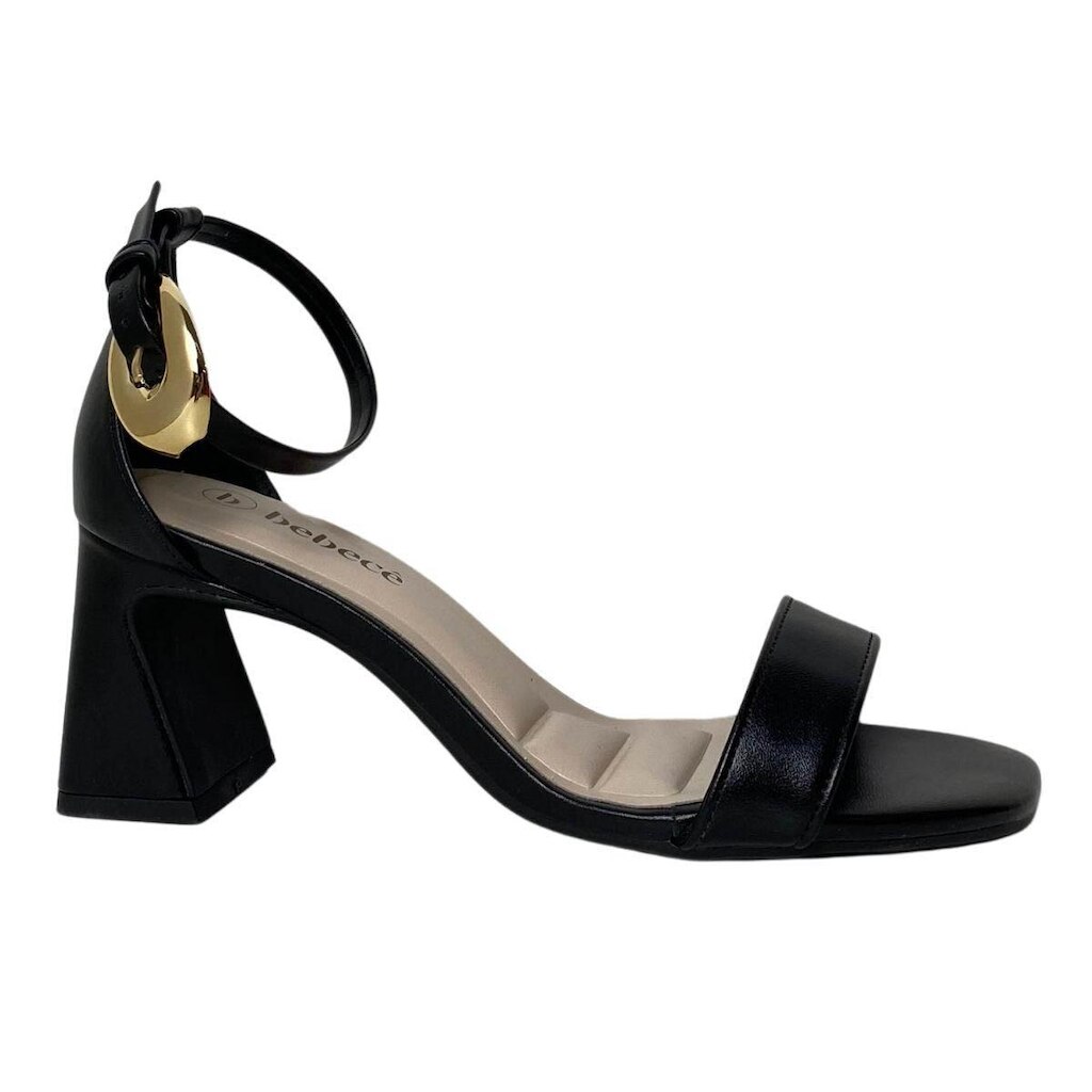 Sandália Bebecê Feminina T6026125 Preta