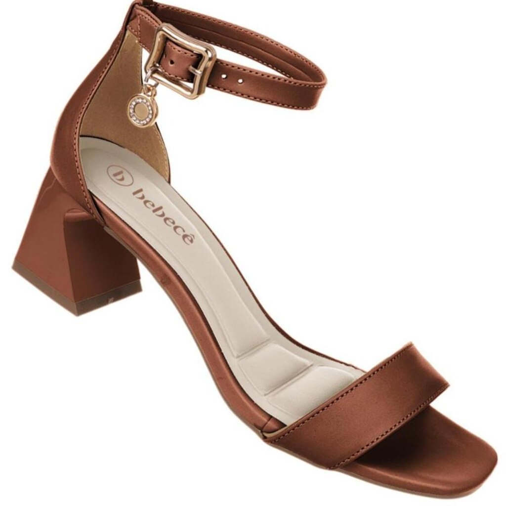 Sandalia Bebece Salto Groso Baixo T5254-065 Feminina