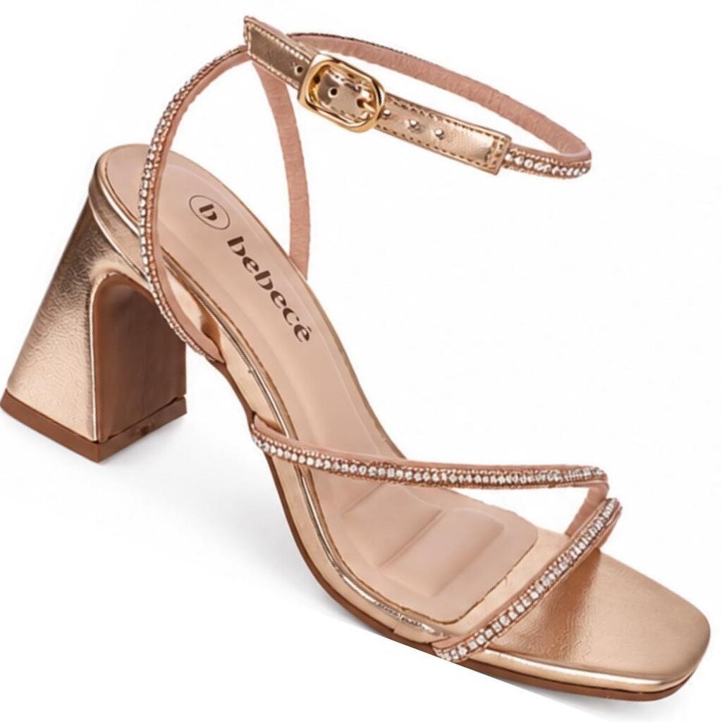 Sandalia Bebece T6026-123 Salto Grosso Feminina