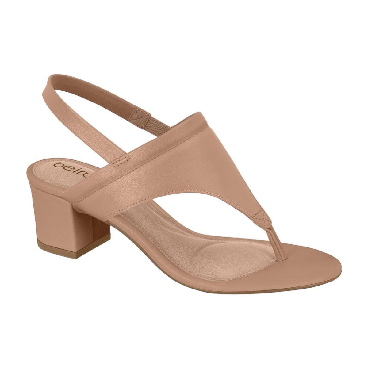 Sandália Dumond Sandálias Salto Grosso Medio Sandalia Beira Rio