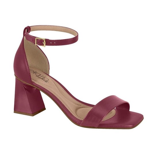 Sandália Beira Rio Casual Salto Grosso Feminina Zattini