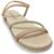 Sandália Beira Rio Feminina Casual com Strass - Nude