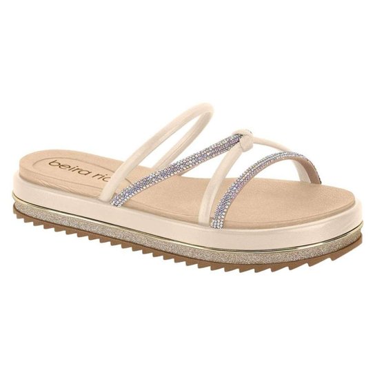 Sandália Beira Rio Flatform Feminina Zattini