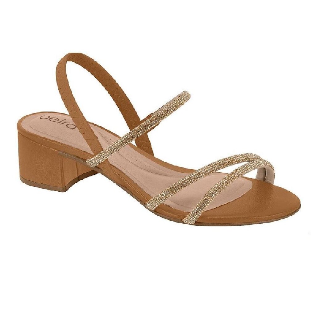 SANDALIA BEIRA RIO SALTO BLOCO REF 8345.647.31190 FEMININO