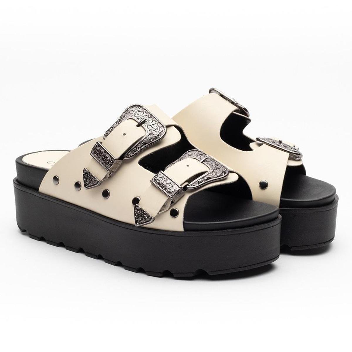 Sandalia plataforma birken Clearance