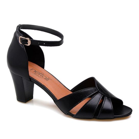 Sandália Feminina Salto Alto Confortável Sandália Social Feminina
