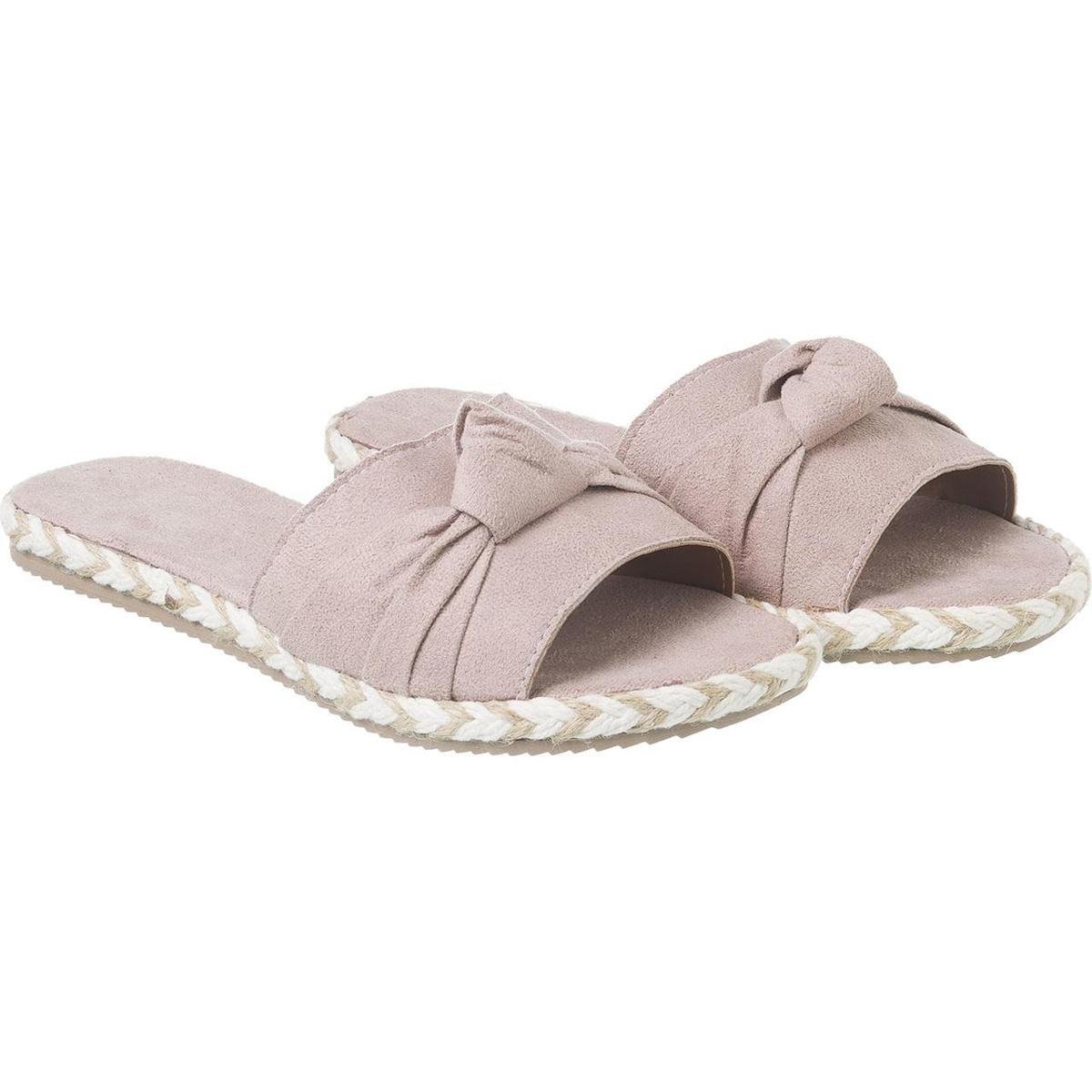 Sandália Casual Feminina Rasteirinha Chinelo Corda Sem Bico - Nude Menor preço em Sandália Casual Feminina Rasteirinha Chinelo Corda Sem Bico - Nude