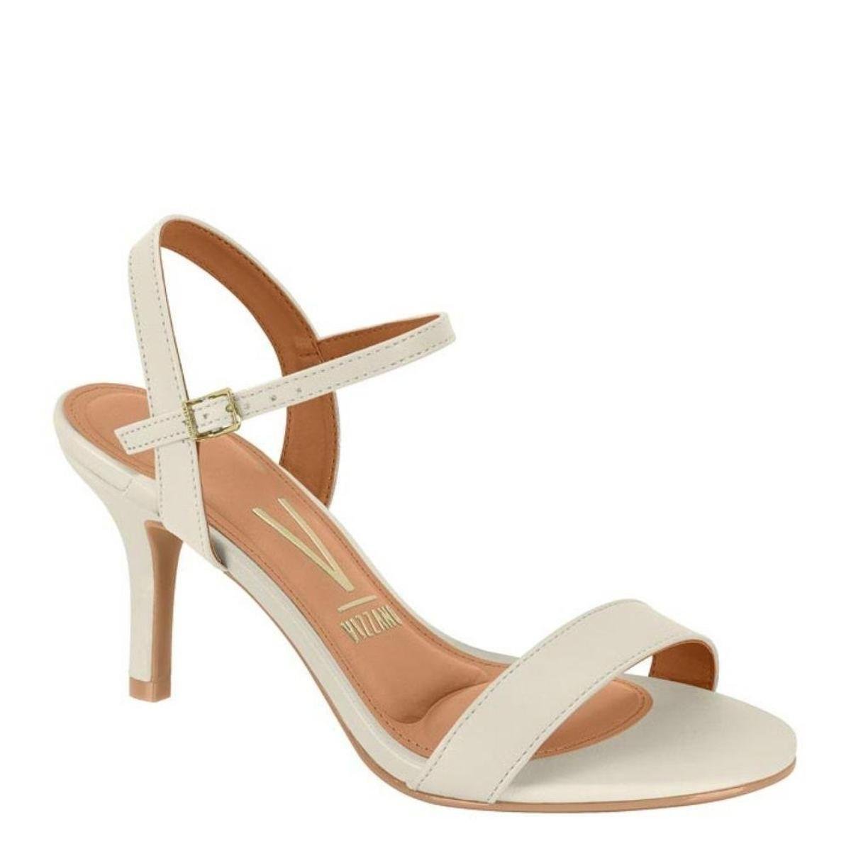 Sandália Casual Feminina Salto Médio Fino Vizzano 6524.102 - Ouro Rosado - 34 Menor preço em Sandália Casual Feminina Salto Médio Fino Vizzano 6524.102 - Ouro Rosado - 34