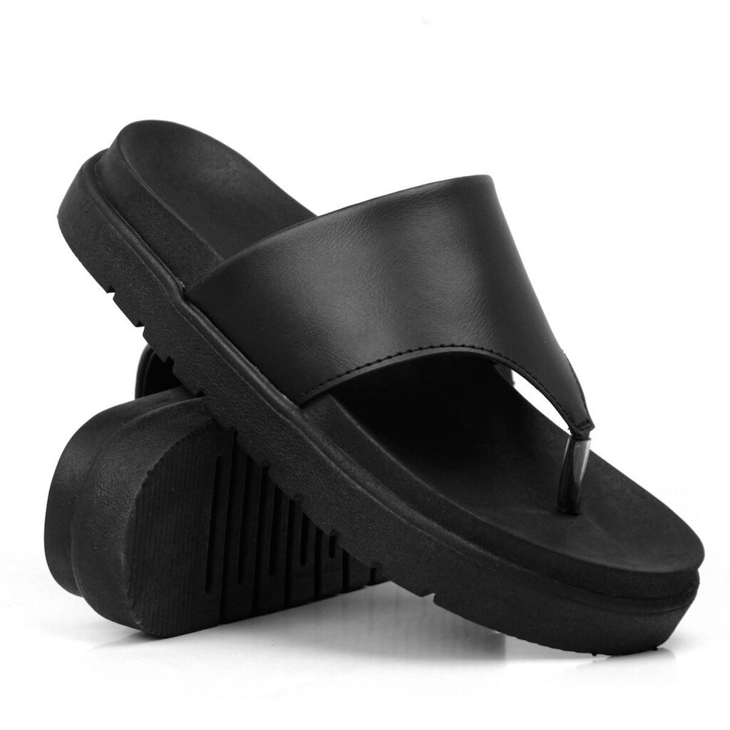 Sandalia Chinelo Papete Asa Delta Feminina De Dedo Flatform Baixa Moda Blogueira Macia Confortável