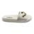 Sandália Chinelo Slide Feminino Confortável C/ Enfeitos Moleca Novidade 5469154 - Branco