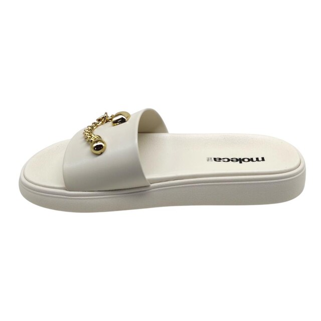 Sandália Chinelo Slide Feminino Confortável C/ Enfeitos Moleca Novidade 5469154